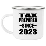 Tax Preparer Since 2023 - 12oz Camping Mug