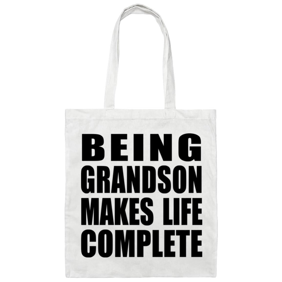 Being Grandson Makes Life Complete - Tote Bag White