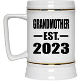 Grandmother Established EST. 2023 - Beer Stein