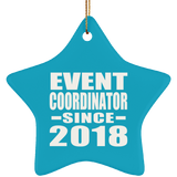 Event Coordinator Since 2018 - Star Ornament
