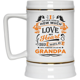 How Much Love Could Hold Until Called Me Grandpa - Beer Stein