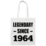 60th Birthday Legendary Since 1964 - Tote Bag White
