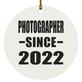 Photographer Since 2022 - Circle Ornament
