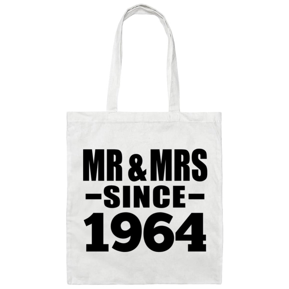 60th Anniversary Mr & Mrs Since 1964 - Tote Bag White