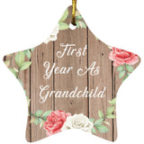 First Year As Grandchild - Star Ornament B