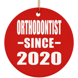 Orthodontist Since 2020 - Circle Ornament