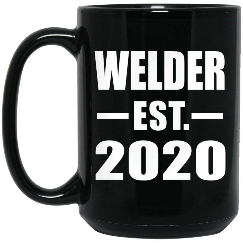 Welder Established EST. 2020 - 15oz Coffee Mug Black
