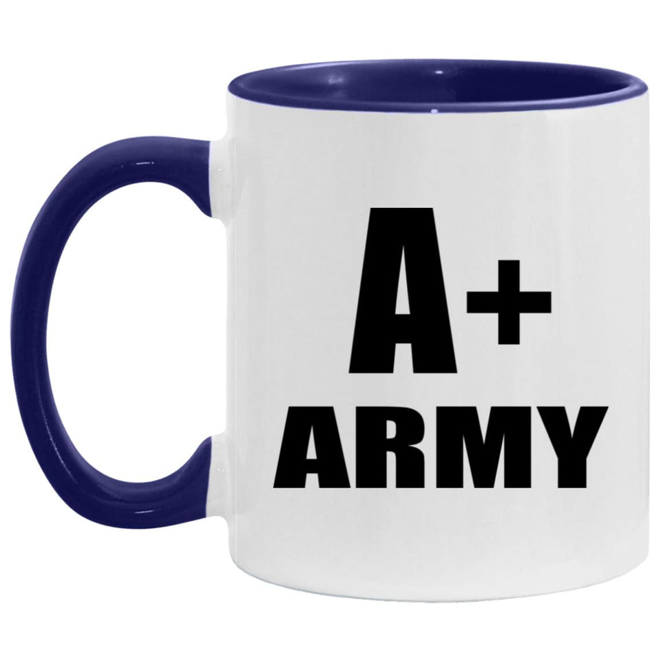 A+ Army - 11oz Accent Mug Purple