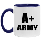 A+ Army - 11oz Accent Mug Purple