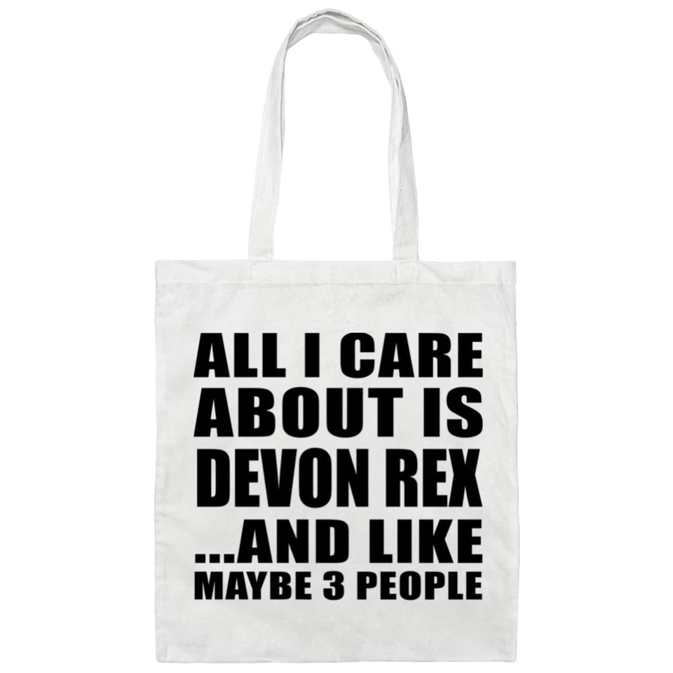 All I Care About Is Devon Rex - Tote Bag White