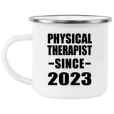 Physical Therapist Since 2023 - 12oz Camping Mug