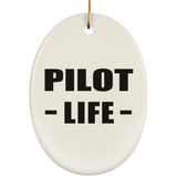 Pilot Life - Oval Ornament
