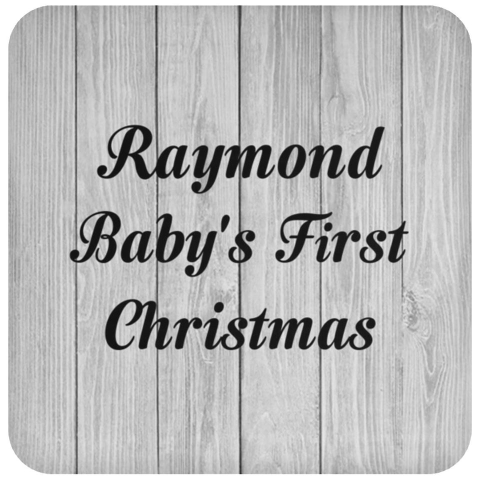 Raymond Baby's First Christmas - Drink Coaster F