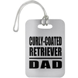 Curly-Coated Retriever Dad - Luggage Bag Tag