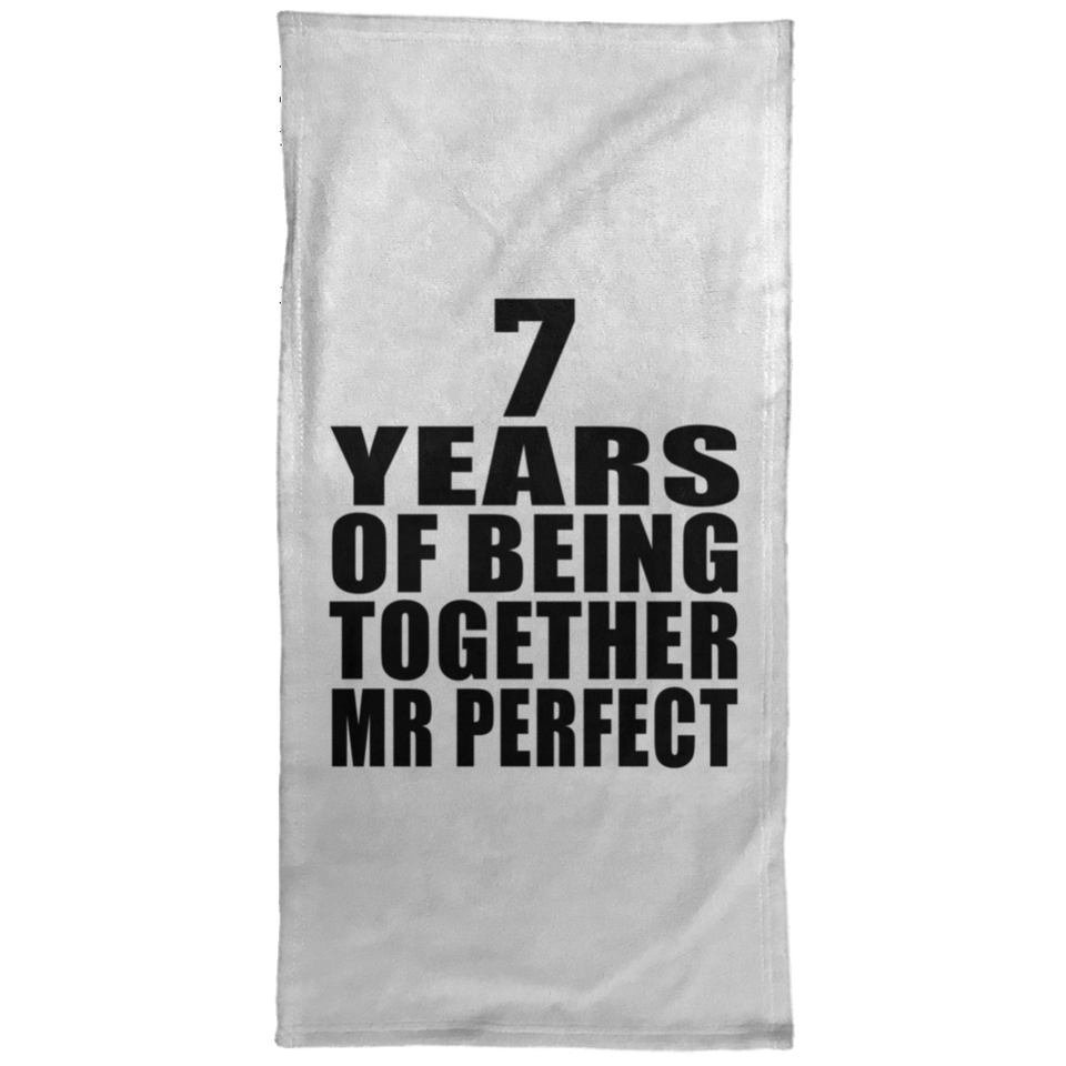 7th Anniversary 7 Years Of Being Mr Perfect - Hand Towel