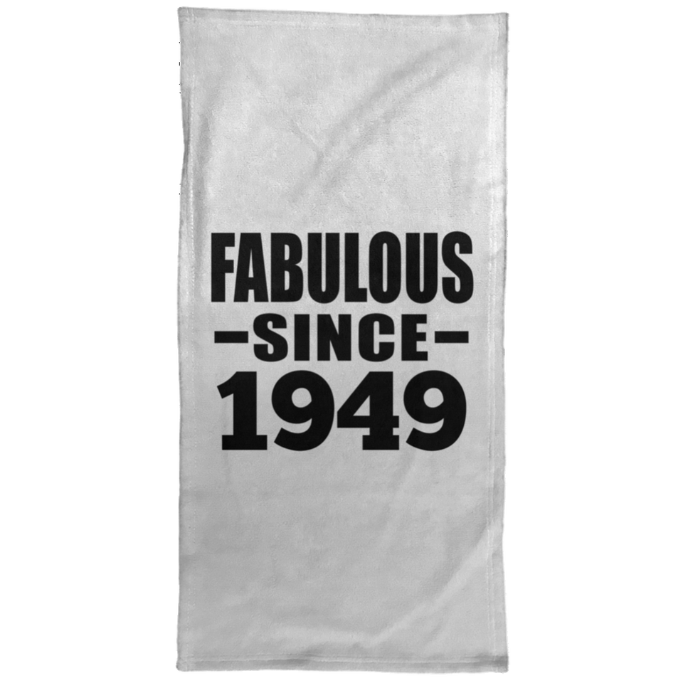 75th Birthday Fabulous Since 1949 - Hand Towel