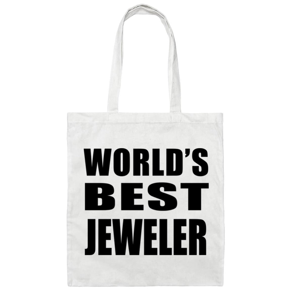 World's Best Jeweler - Tote Bag White