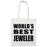World's Best Jeweler - Tote Bag White