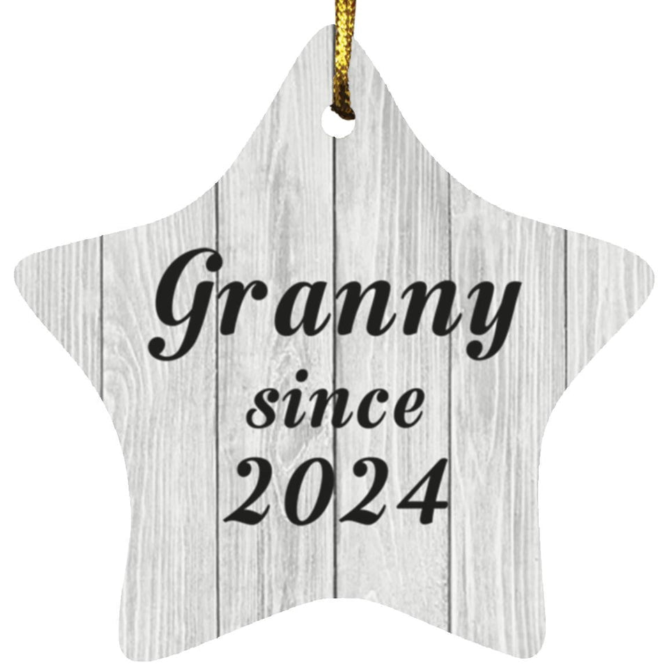 Granny Since 2024 - Star Ornament F