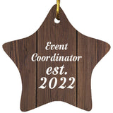 Event Coordinator Established Est. 2022 - Star Ornament D