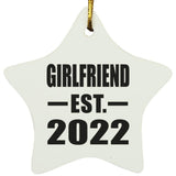Girlfriend Established EST. 2022 - Star Ornament