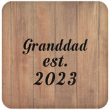 Granddad Established EST. 2023 - Drink Coaster C