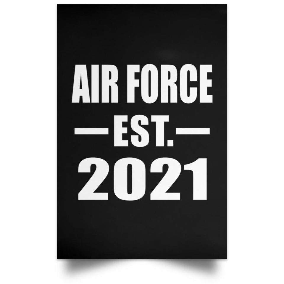 Air Force Established EST. 2021 - Poster Portrait