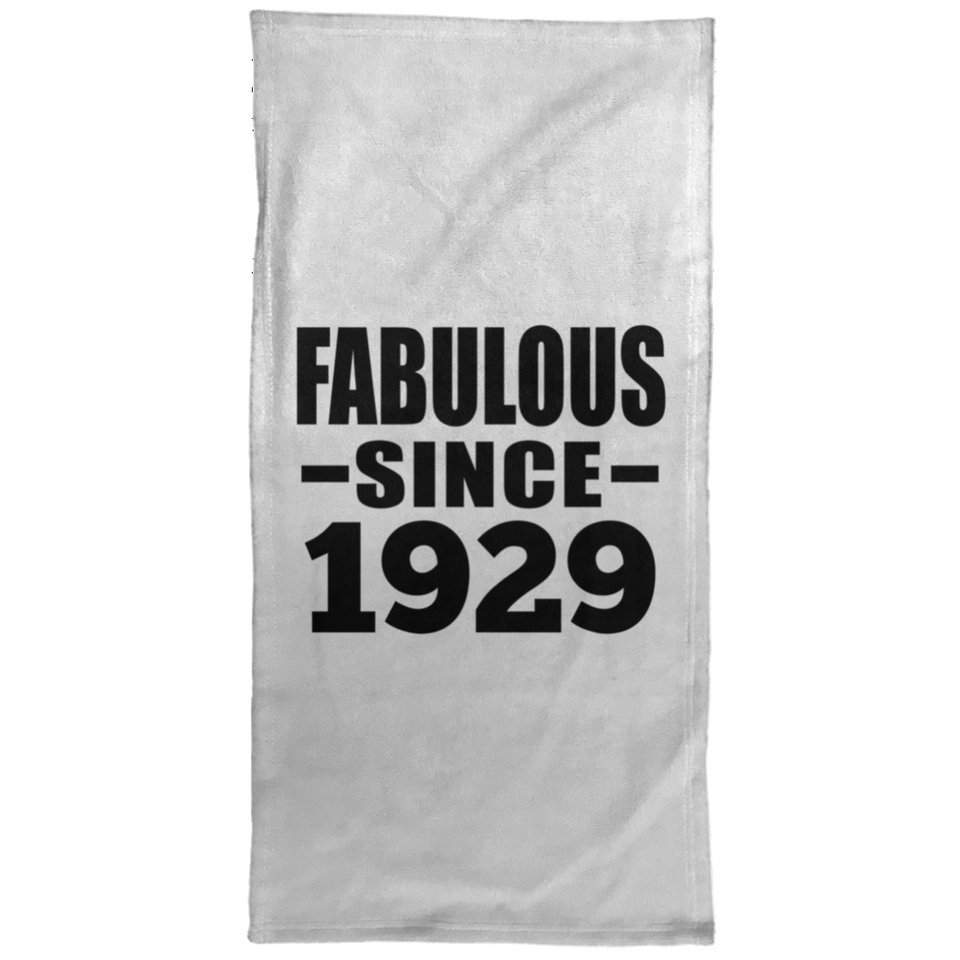 95th Birthday Fabulous Since 1929 - Hand Towel