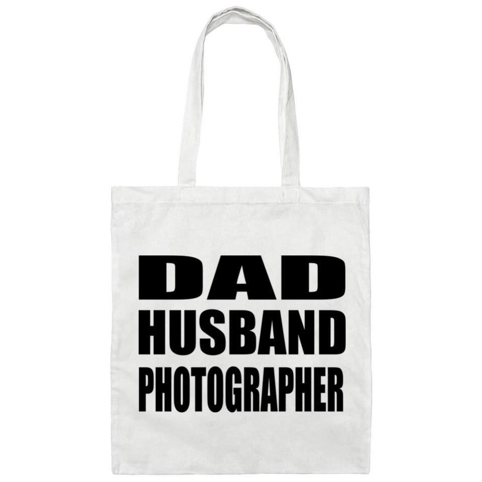 Dad Husband Photographer - Tote Bag White
