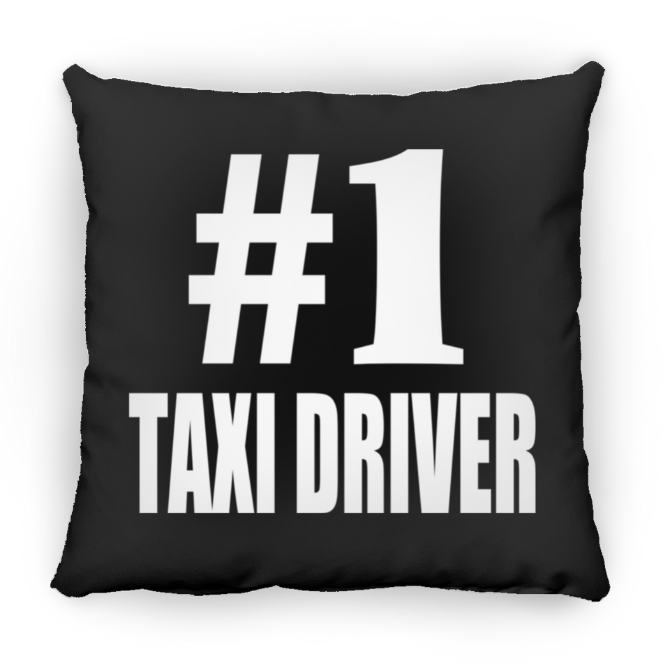 Number One #1 Taxi Driver - Throw Pillow Black