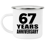67th Anniversary 67 Years - 12oz Camping Mug