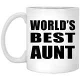 World's Best Aunt - 11 Oz Coffee Mug