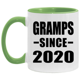 Gramps Since 2020 - 11oz Accent Mug Green