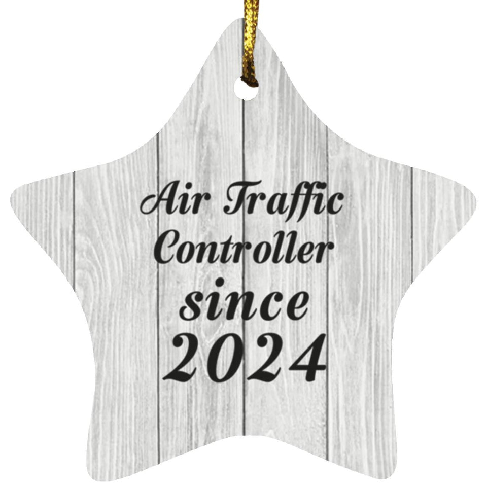 Air Traffic Controller Since 2024 - Star Ornament F