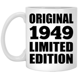 75th Birthday Original 1949 Limited Edition - 11oz Coffee Mug