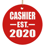Cashier Established EST. 2020 - Circle Ornament