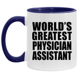 World's Greatest Physician Assistant - 11oz Accent Mug Purple