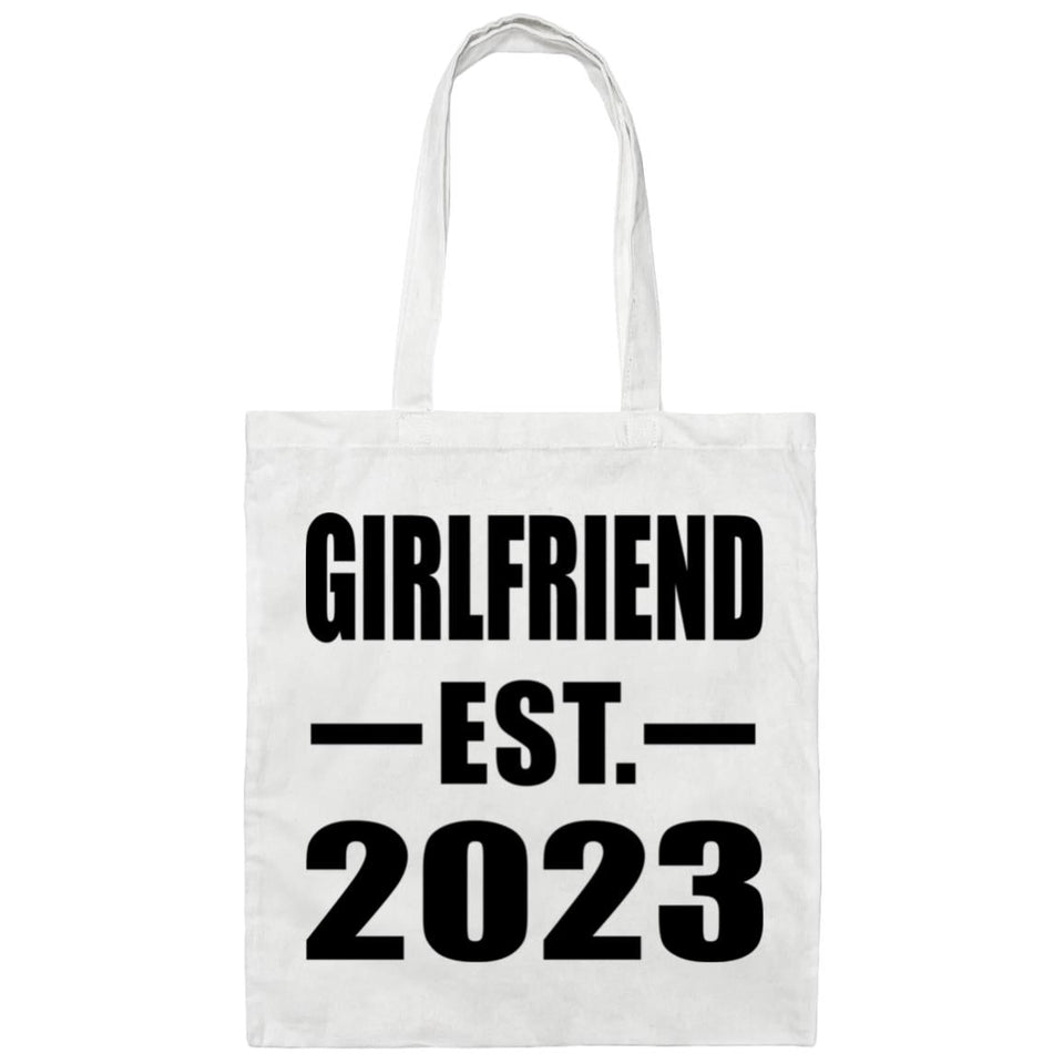 Girlfriend Established EST. 2023 - Tote Bag White