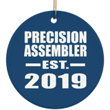 Precision Assembler Established EST. 2019 - Circle Ornament