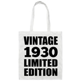 94th Birthday Vintage 1930 Limited Edition - Tote Bag White