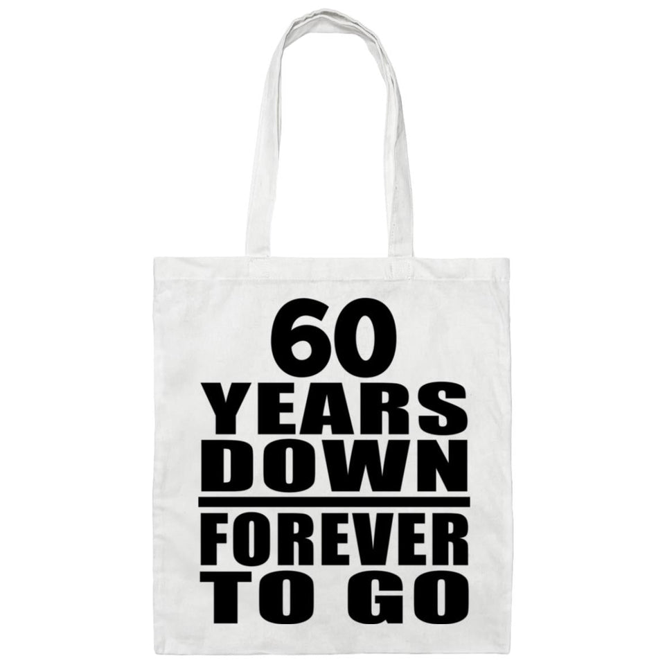 60th Anniversary 60 Years Down Forever to Go - Tote Bag White