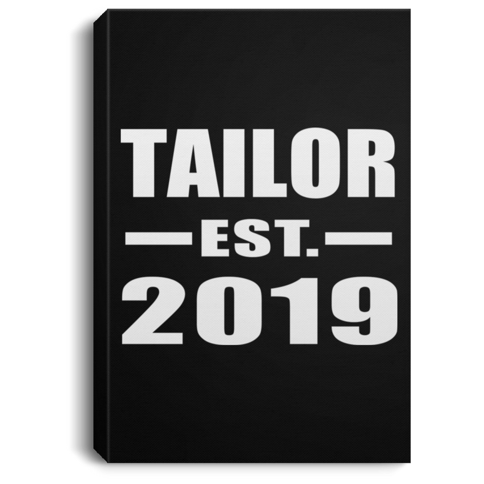 Tailor Established EST. 2019 - Canvas Portrait