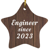 Engineer Since 2023 - Star Ornament D
