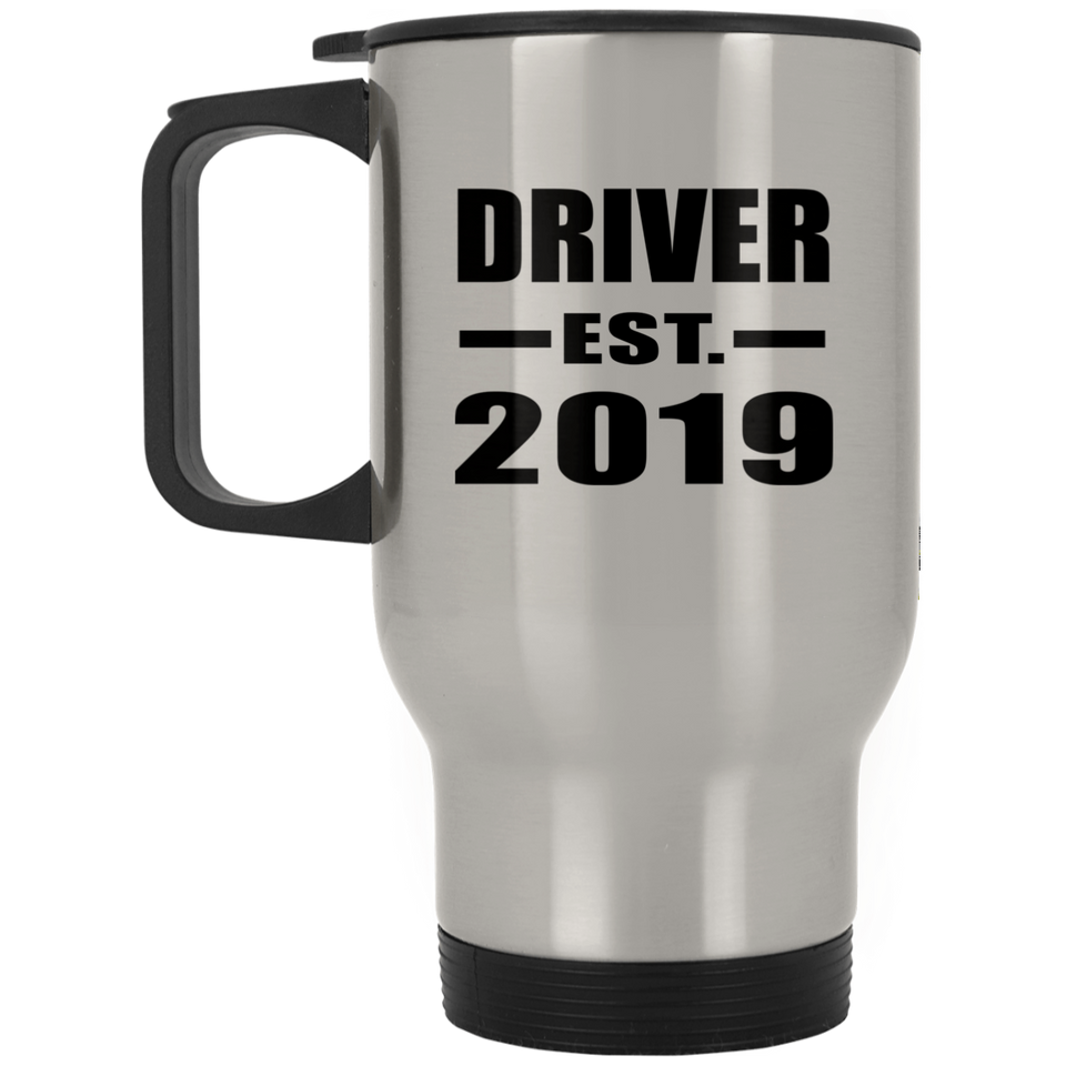 Driver Established EST. 2019 - Silver Travel Mug