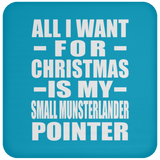 All I Want For Christmas Is My Small Munsterlander Pointer - Coaster