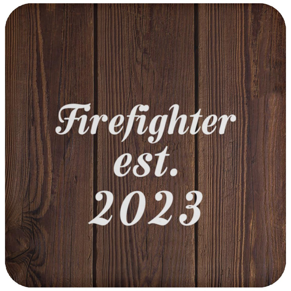 Firefighter Established Est. 2023 - Drink Coaster D