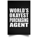 World's Okayest Purchasing Agent - Poster Portrait