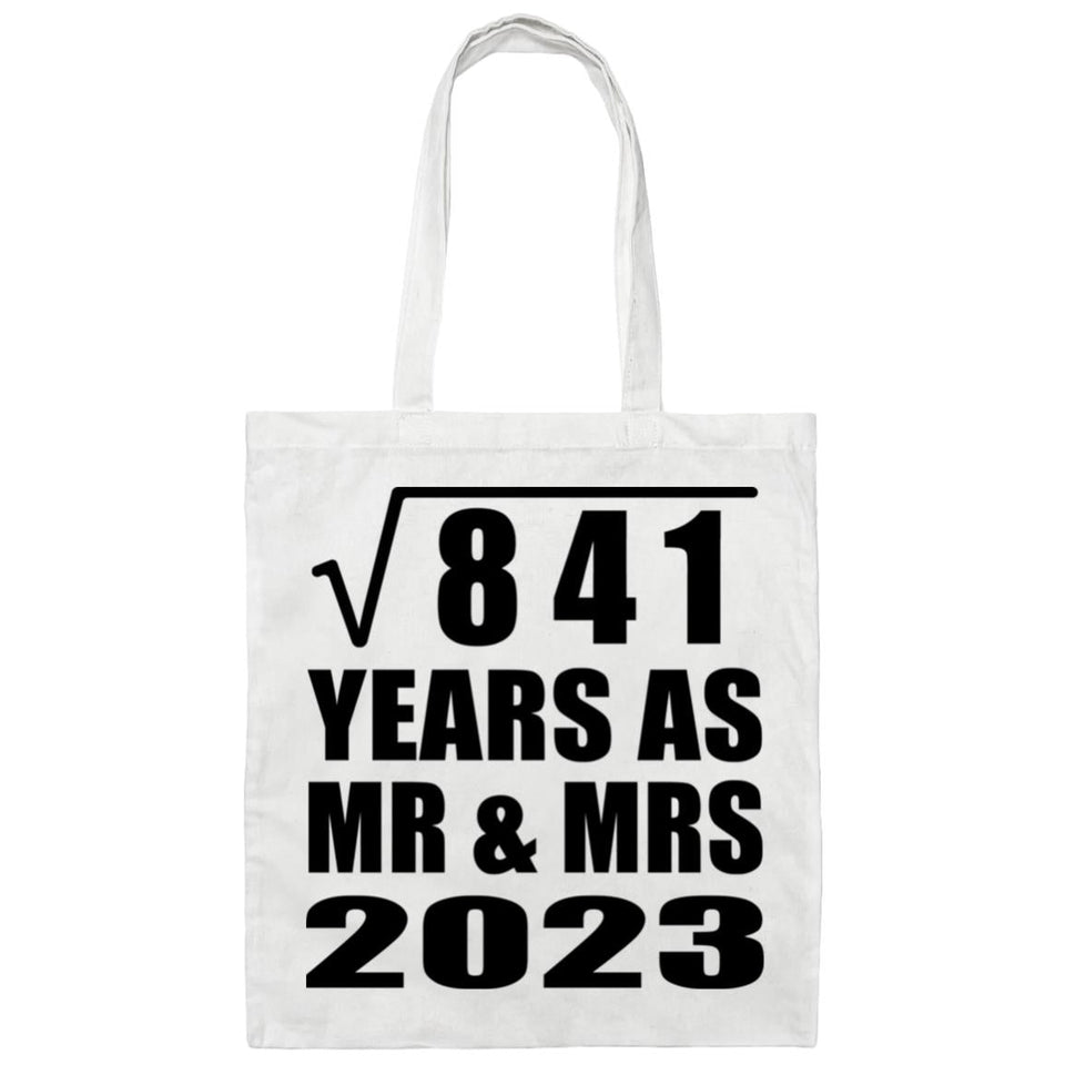 29th Anniversary Square Root of 841 Years As Mr & Mrs 2023 - Tote Bag White