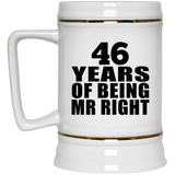 46th Anniversary 46 Years Of Being Mr Right - Beer Stein