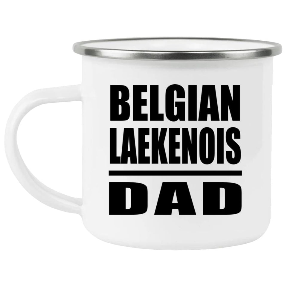 Belgian Laekenois Dad - 12oz Camping Mug